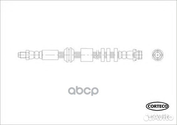 Шланг тормозной передн Land Rover: Freelander II