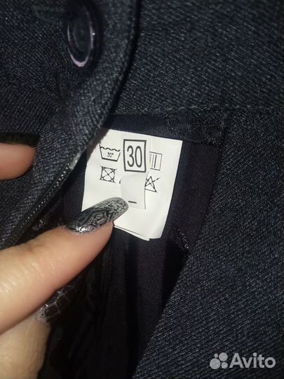 Юбка школьная, для школы, серая сарафан в подарок