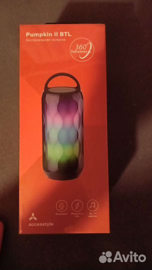 Портативная акустика Accesstyle Pumpkin II BTL