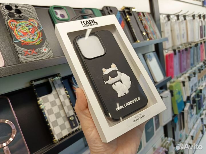 Original кейс karl lagerfeld для iPhone 14 Pro