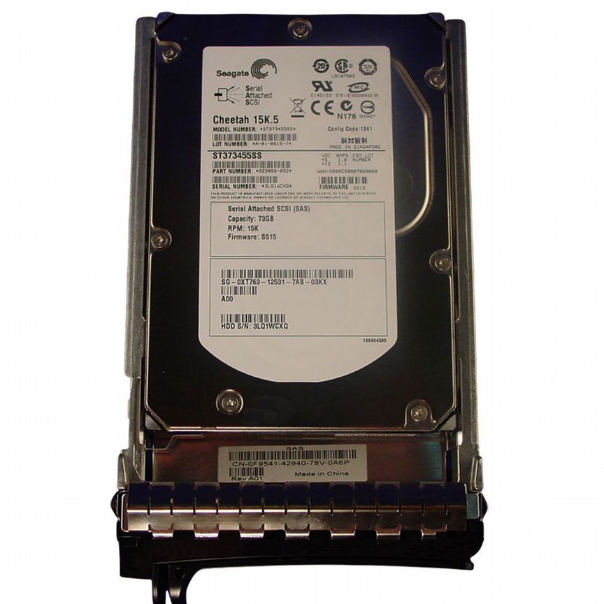 [XT763] Жесткий Диск Dell 73gb Sas 3,5" Hdd Xt763