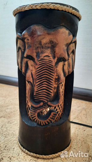 Светильник ночник Слон Таиланд, ручная работа