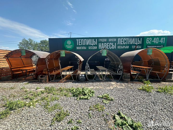 Беседка для дачи