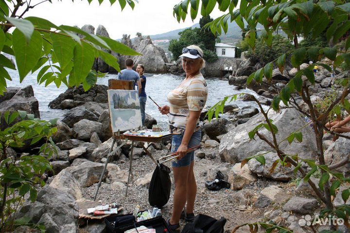 HD482 Ангелы рая и ада, кисти Анны Давыдченко