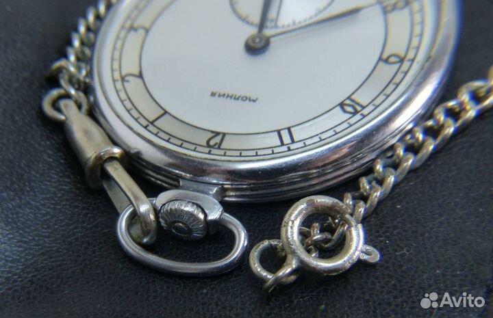Молния чк-6 часы карманные отличные 1953год