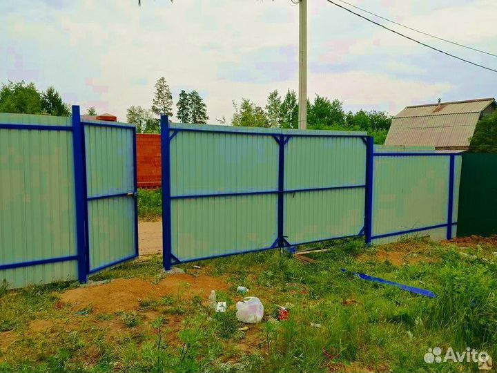 Забор из профнастила