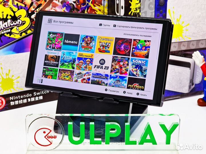 Nintendo Switch oled Splatoon 3 + любые игры