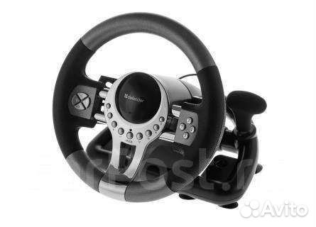 Игровой руль с педалями