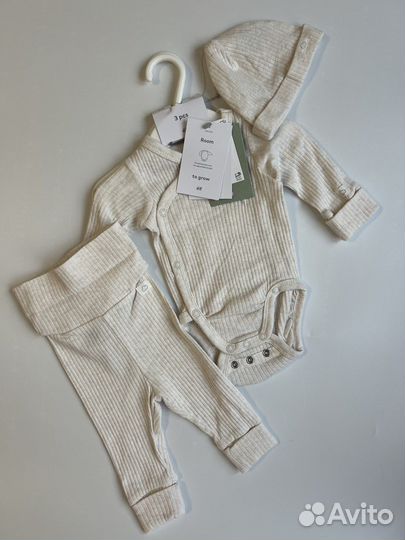 Растущий комплект H&M для мальчика 56 68 74