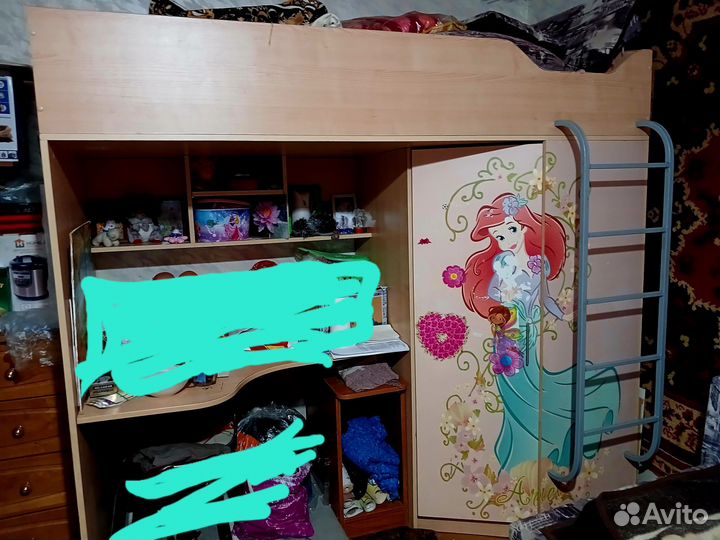 Уголок подростка чердак