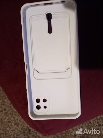 Чехол накладка с картхолдером для Galaxy A22 s 5g