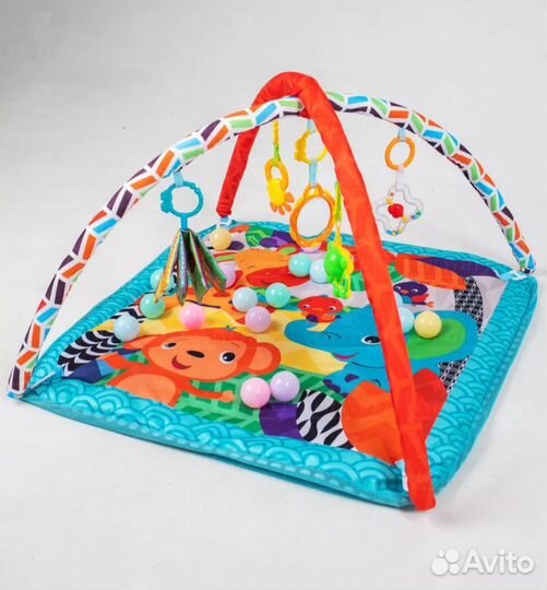 Игровой, развивающий коврик-манеж с бортиками