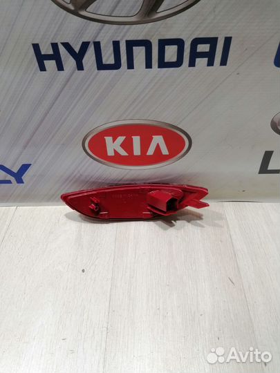 Катафот Отражатель заднего бампера Hyundai solaris