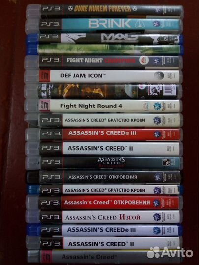 Диски на Sony PlayStation 3 + Sony 4