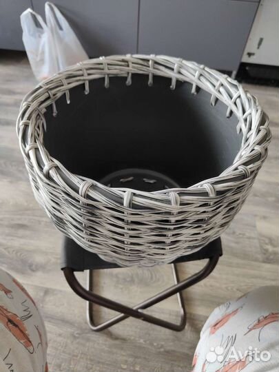 Кашпо из ротанга