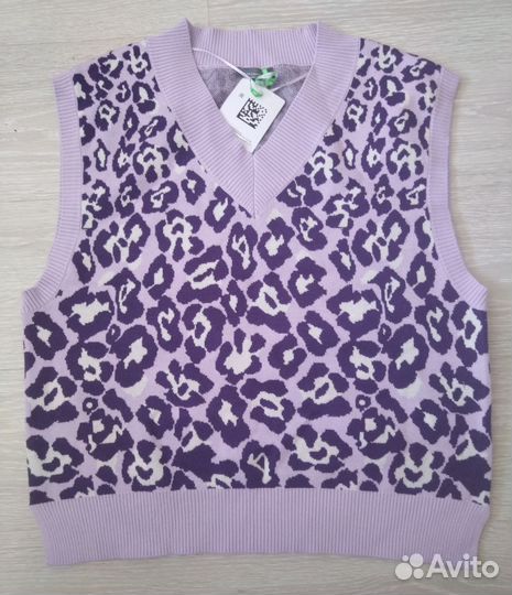 Жилет вязаный новый Sela 44-48