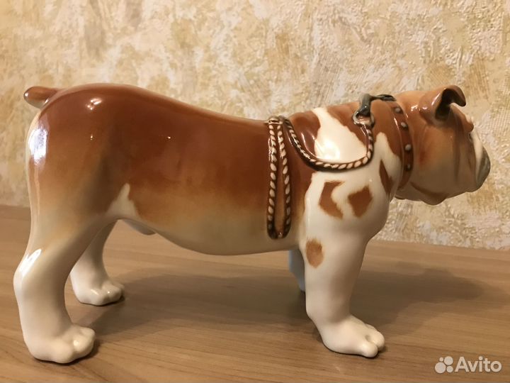 Бульдог из фарфора