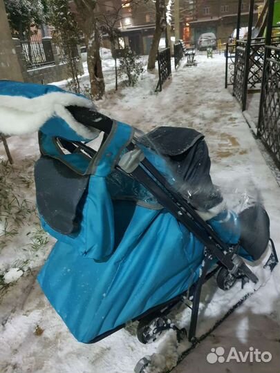 Детские санки коляска