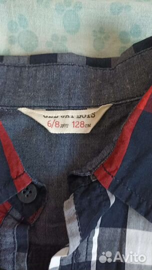 Рубашка для мальчика 128