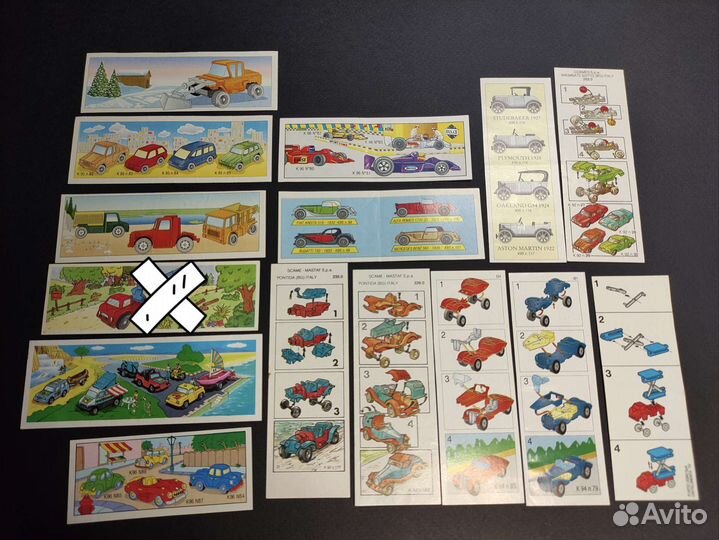 Вкладыши от киндер