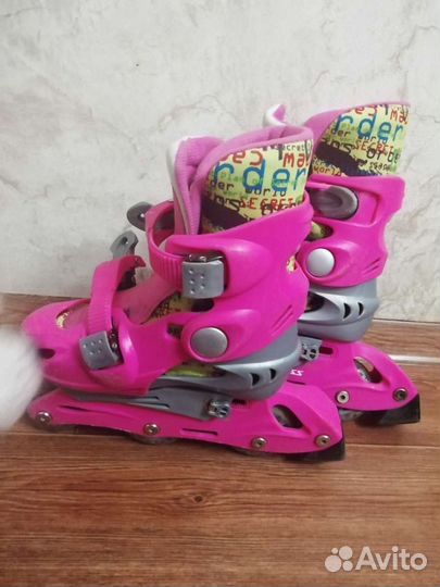 Роликовые коньки детские раздвижные