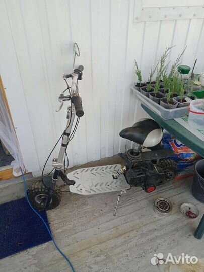 Самокат взрослый бензиновый