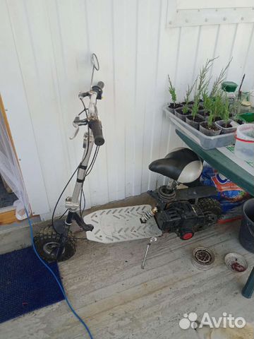 Самокат взрослый бензиновый