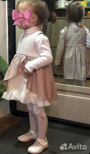 Платье на девочку 86