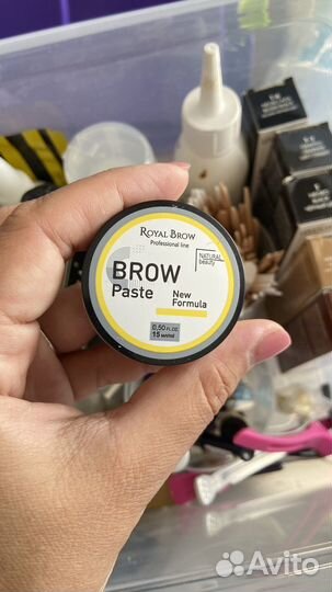 Краска для бровей бу
