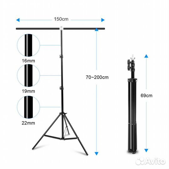 Комплект для установки фонов Grifon BTC-1520