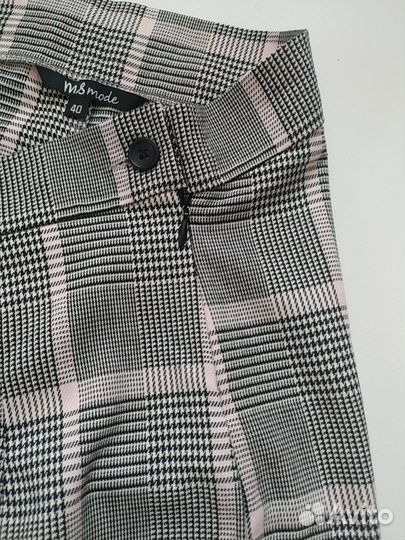 Брюки в клетку S