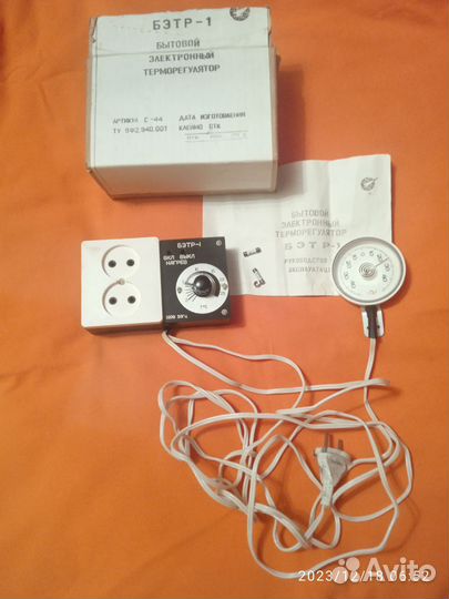 Бытовой электронный терморегулятор бэтр - 1