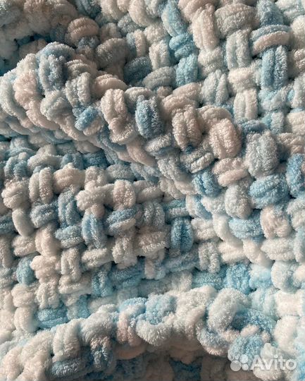 Плед вязаный