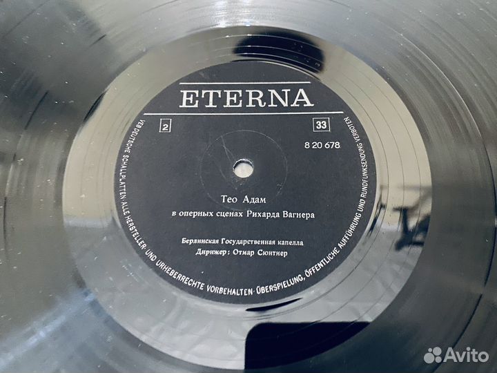 Тео Адам в оперных сценах Рихарда Вагнера