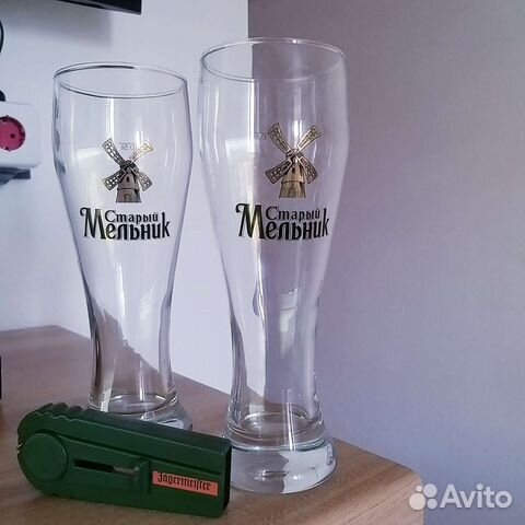 Бокалы для пива и необычная открывашка