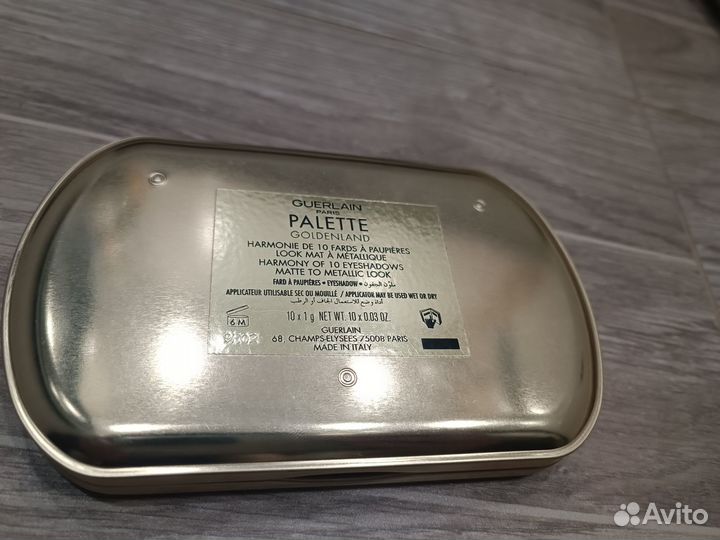 Guerlain goldenland палетка теней