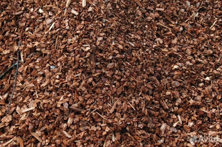 Мульча, кора, щепа в мешках 50 литров Доставка