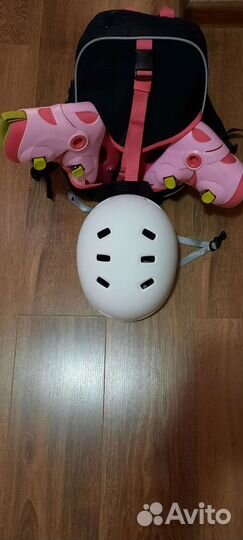 Роликовые коньки детские, защита