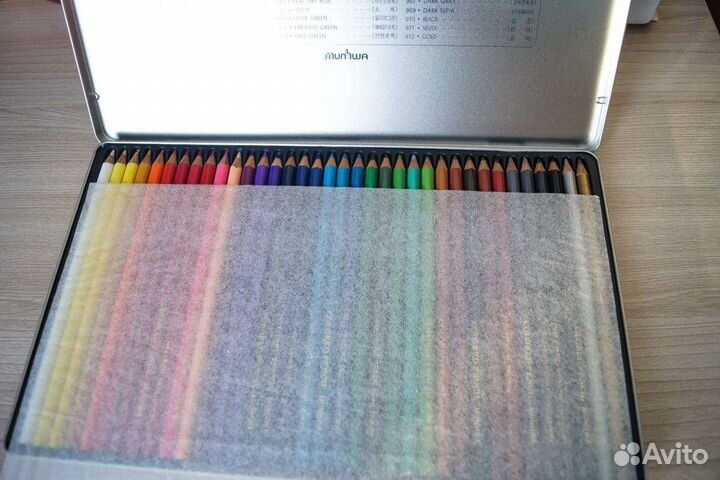 Цветные карандаши (36 шт) + блокнот