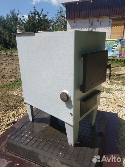 Печь котел на дровах