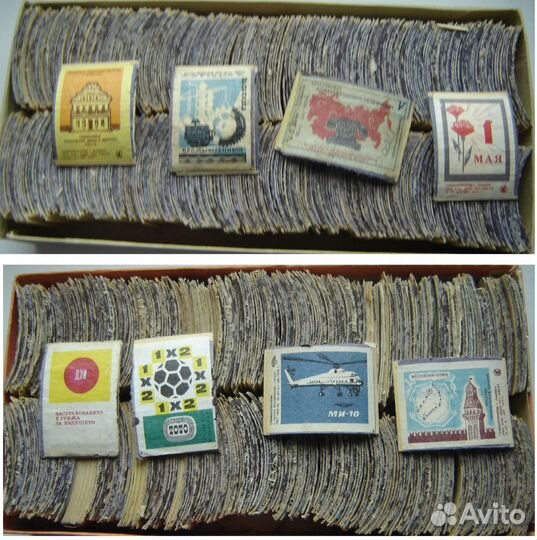 Филумения, спичечные этикетки, старая коллекция