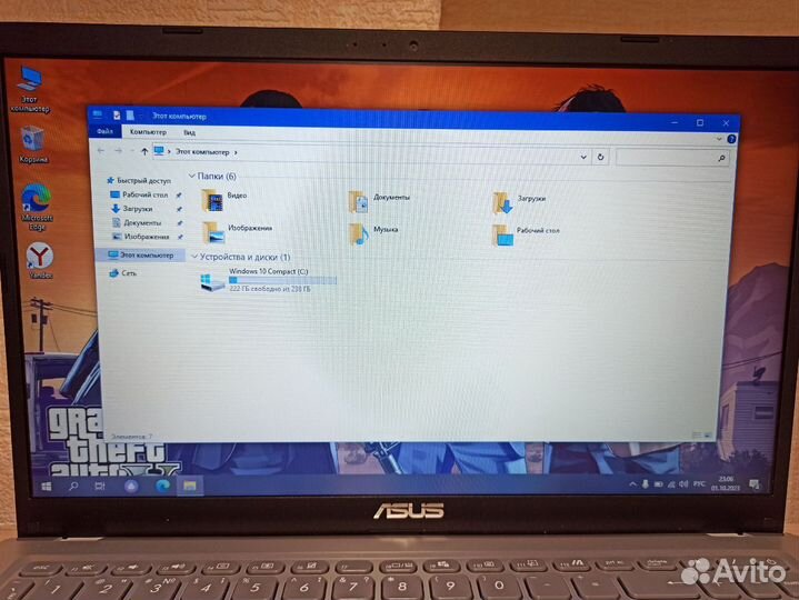 Игровой ноутбук Asus 2видеокарты/8gb/NVMe/nvidia