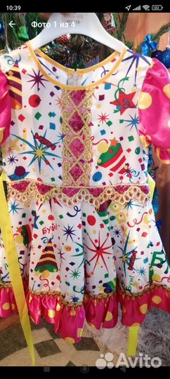 Платье для девочки 92