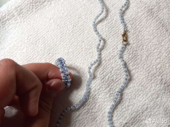 Кольцо из бисера