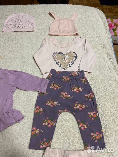 Вещи пакетом на девочку 68