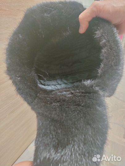 Норковая шапка мужская новая 58
