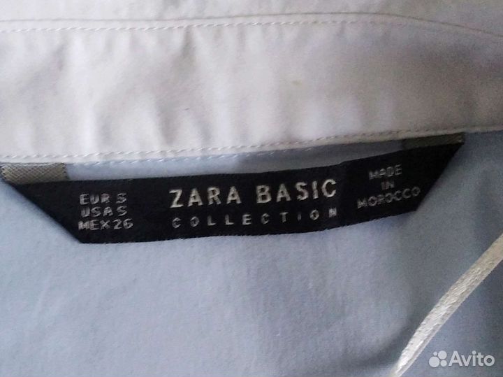 Рубашка zara basic S 42 165 /84A