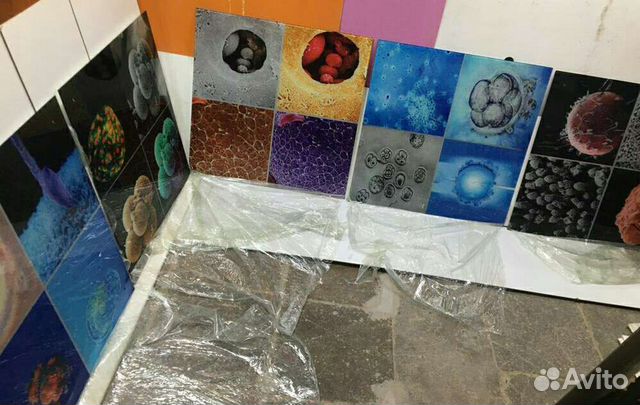 Стеновые стеклянные панели. Психоделика