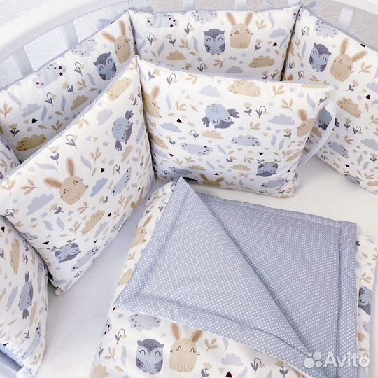 Бортики в кроватку