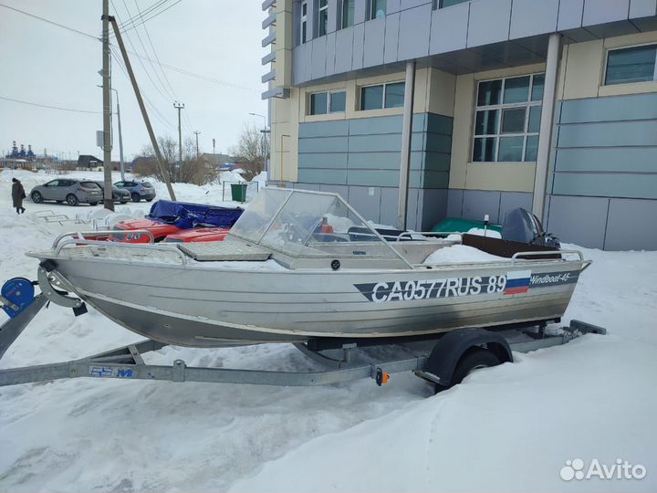 Лодка+мотор windboat-45PRO, Yamaha 40 XWS